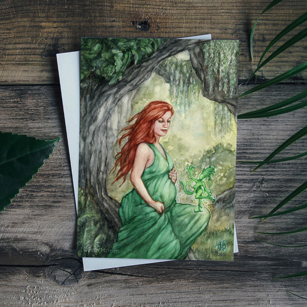 Earth Mother Goddess Greeting Card