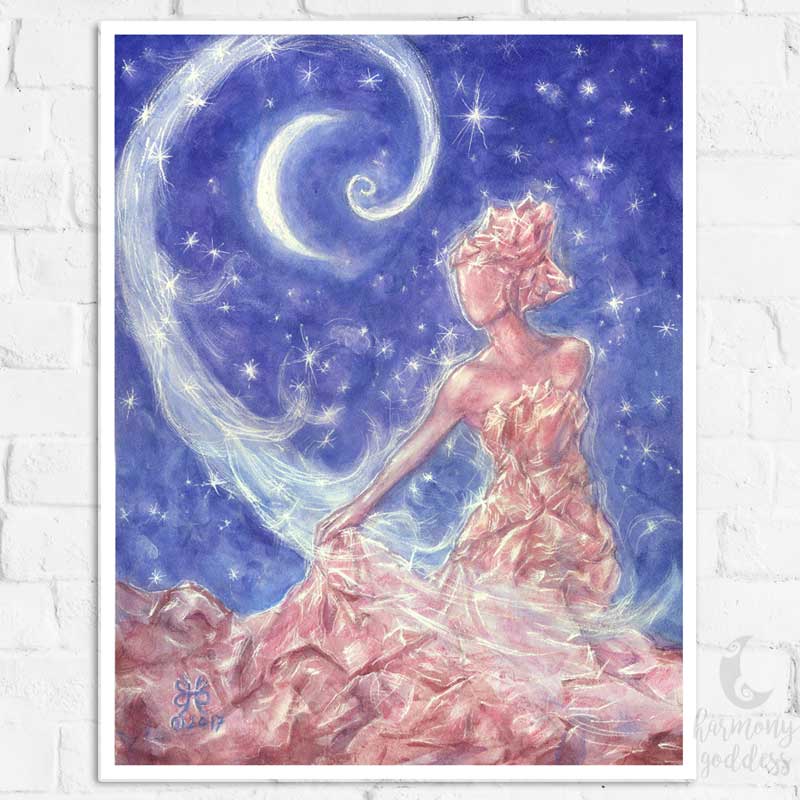 Crystal Goddess Art Print 11x14