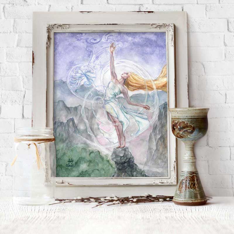 Air Mother Goddess Necklace