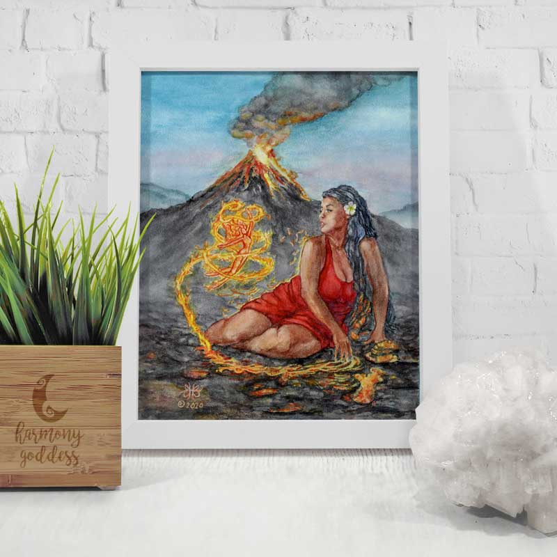 Fire Mother Goddess Art Print