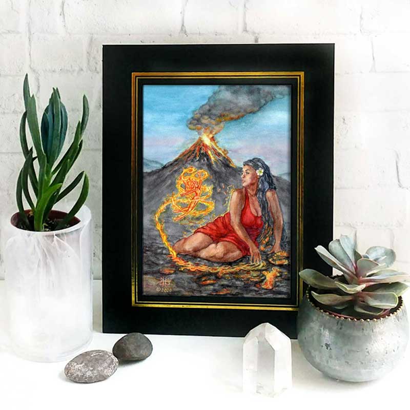Fire Mother Altar Goddess Print