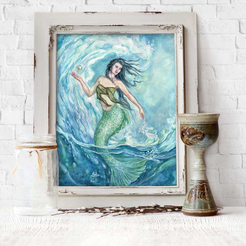 Water Mother Goddess Necklace
