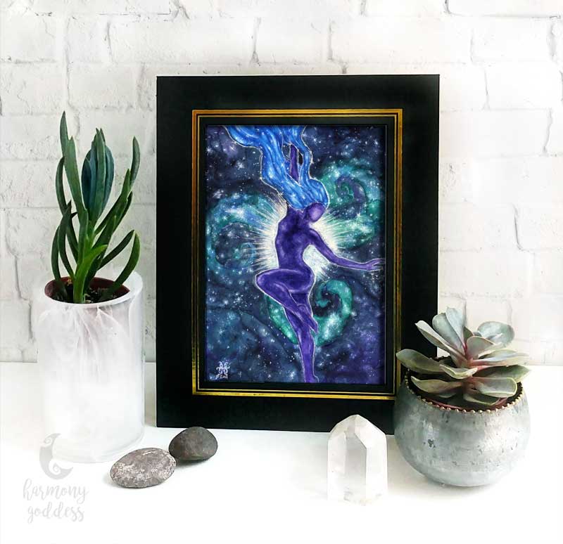 Star Goddess Altar Print