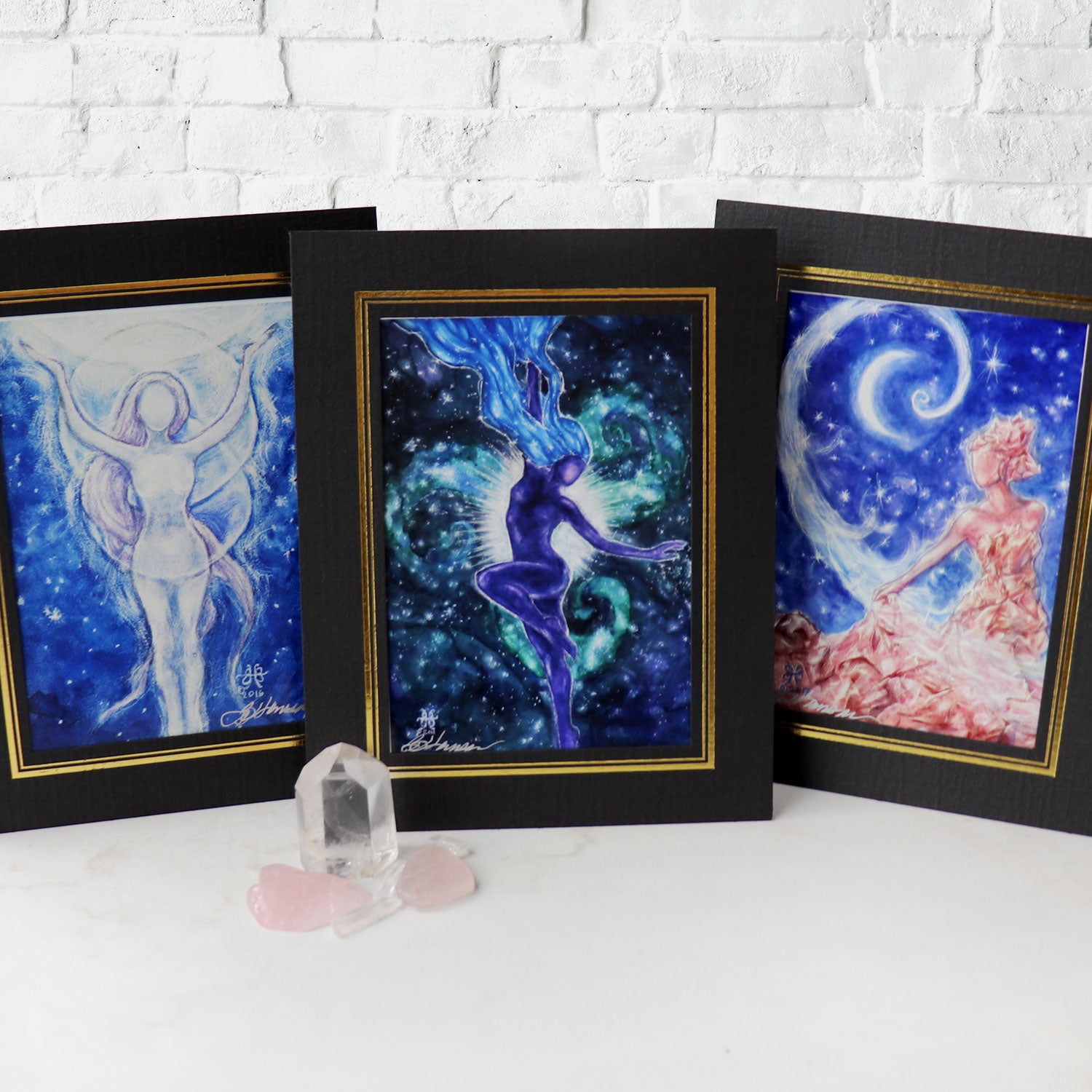 Starlight Goddess Altar Print Set of 3