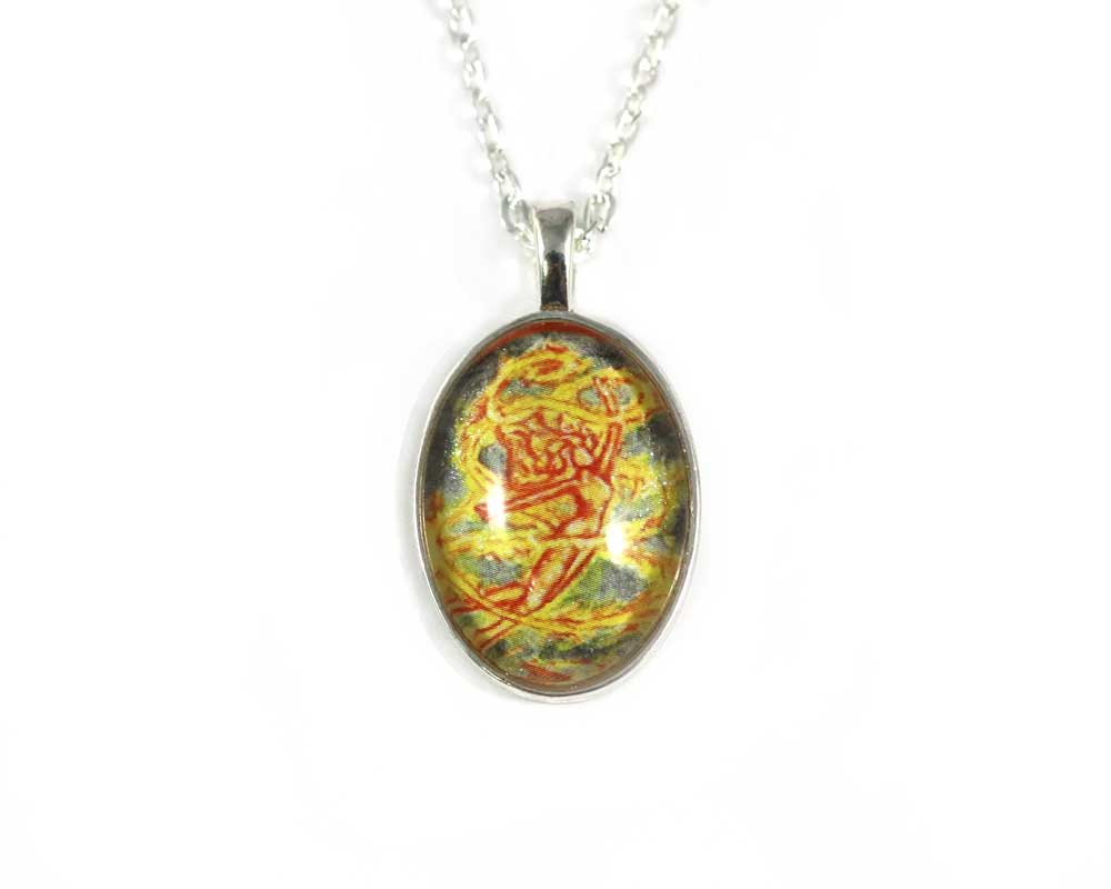 Fire Elemental Sprite Necklace