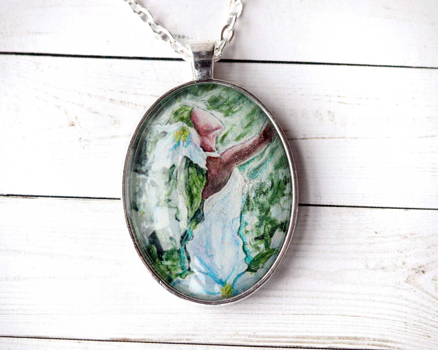 Trillium Goddess Necklace