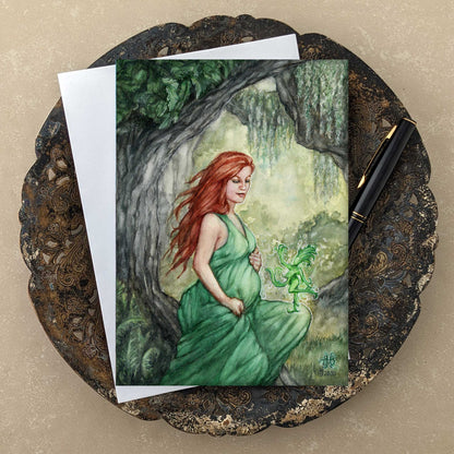 Earth Mother Goddess Greeting Card