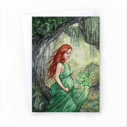 Earth Mother Goddess Greeting Card