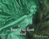 Green Fairy Art Altar Print