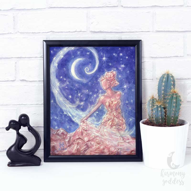 Crystal Goddess Art Print 11x14