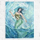 Water Mother Goddess Art Print