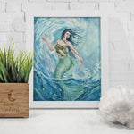 Water Mother Goddess Art Print