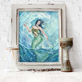 Water Mother Goddess Altar Print