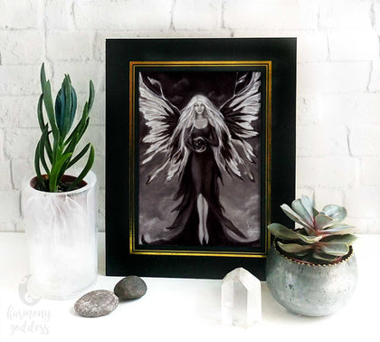 Gothic Dark Fairy Altar Print