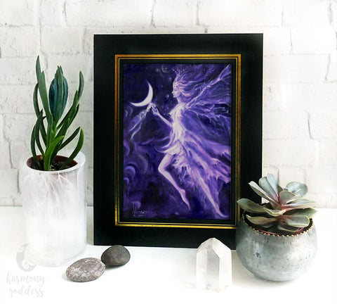 Purple Crescent Moon Fairy