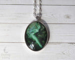 Faerie of The Green Pagan Fantasy Silver Necklace