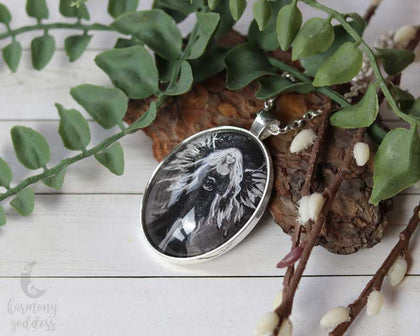 Silver Faerie of Insight Necklace – handmade reiki pendant