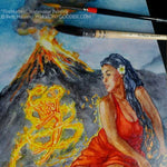 Fire Mother Goddess Art Print
